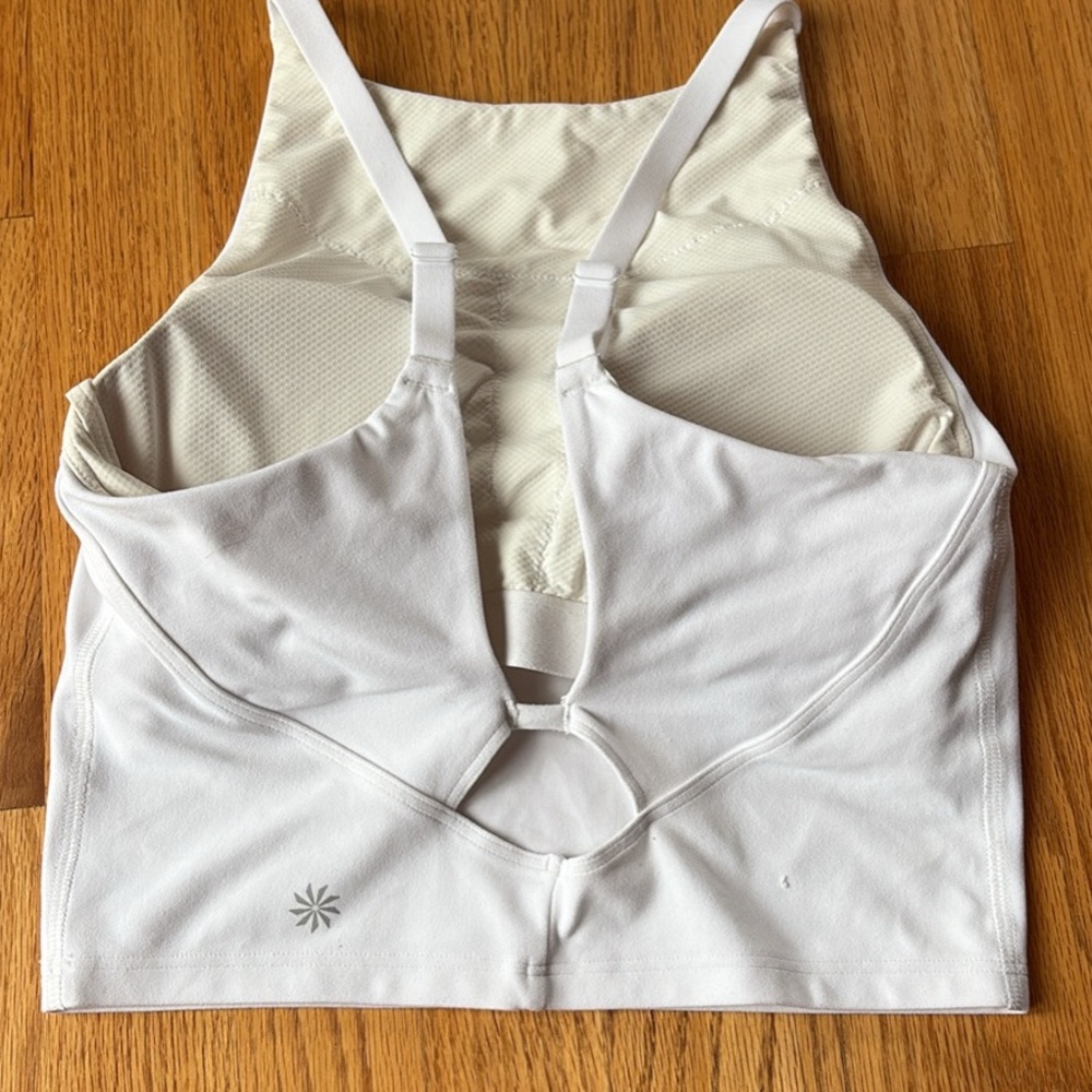 Athleta White Tank Top XS - Picture 2 of 3